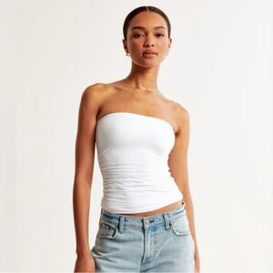 SOLD Abercrombie Soft-Matte Ruched Tube top